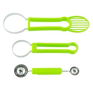 Smart Home Stainless Steel 3-Piece Fruit and Vegetable Carving Tool Set